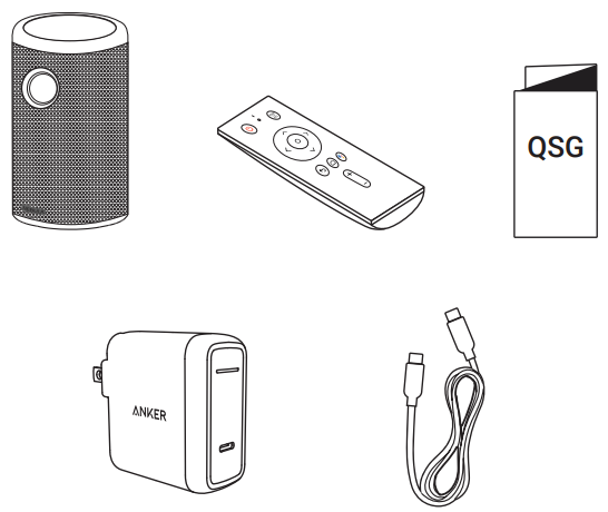Nebula Capsule 2 Projector-What’s Included